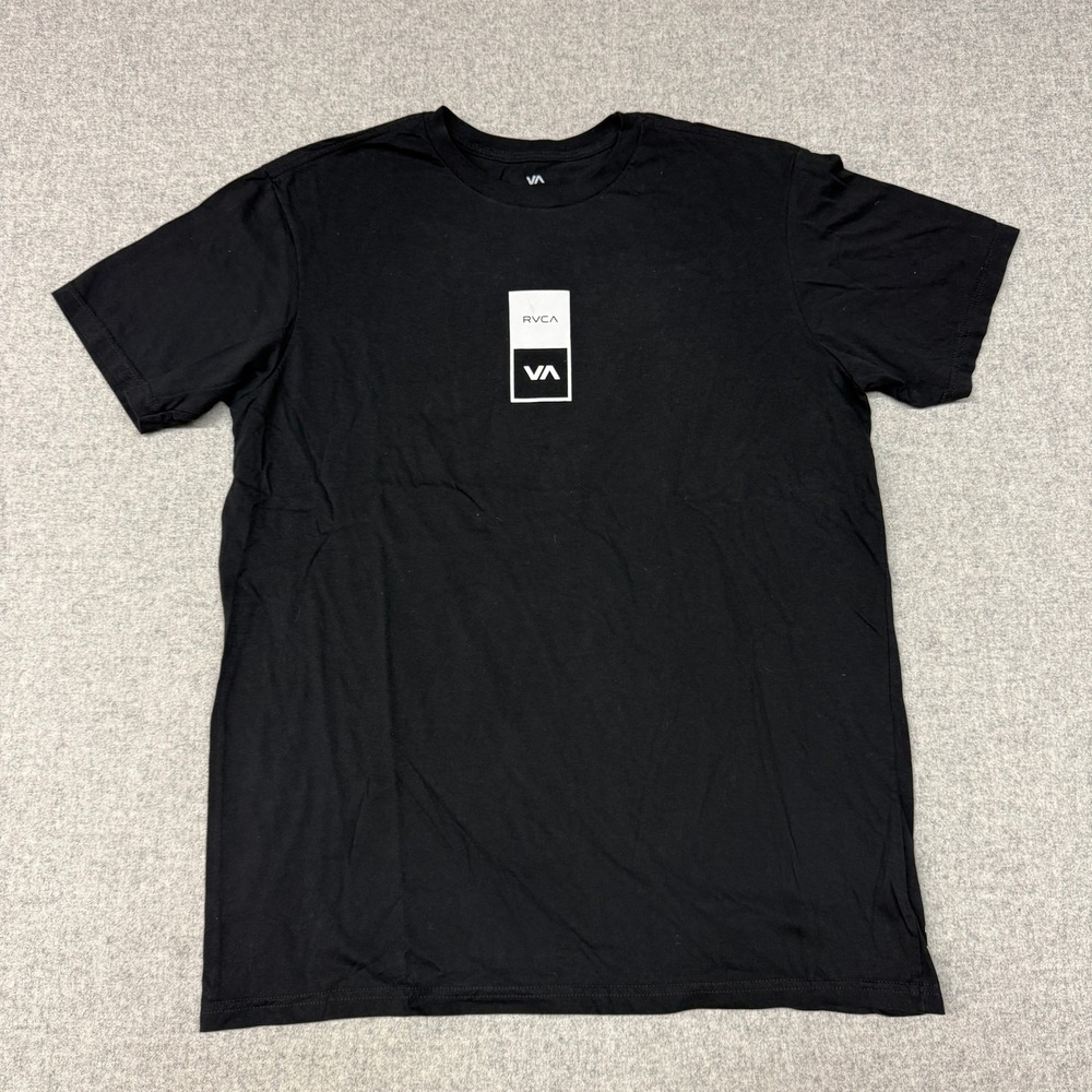 RVCA | Sport T-Shirt | XXL | Black | Logo Graphic Short Sleeve Athletic Tee
